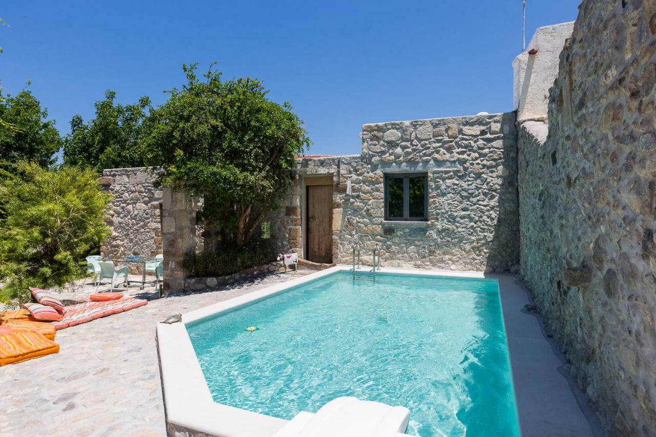Muazzo Creta Stone House, Nature Escape With Pool, By Thinkvilla Pigí Kültér fotó